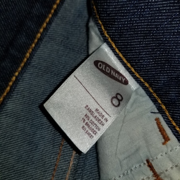 Old Navy Dark Blue Jean Skirt Size 8 EUC - Picture 5 of 6